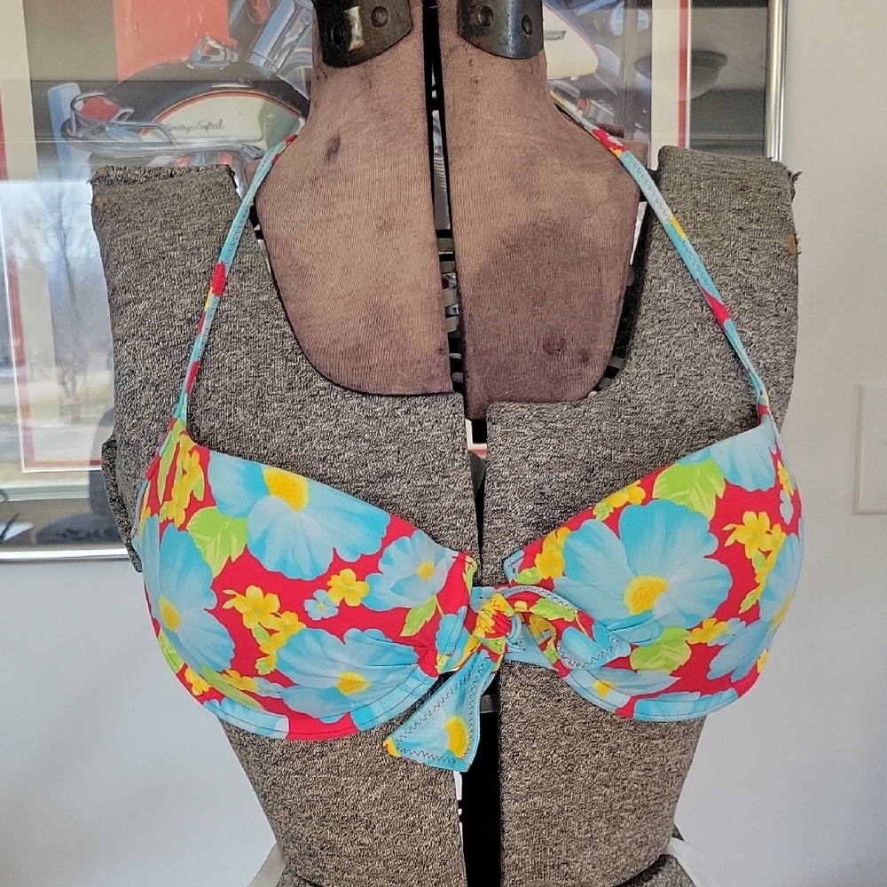 Hollister Bikini Top Medium Floral Y2K